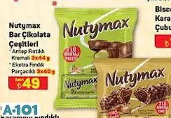 ŞÖLEN NUTYMAX BAR ÇİKOLATA 3X40/44 G ÇEŞİTLERİ